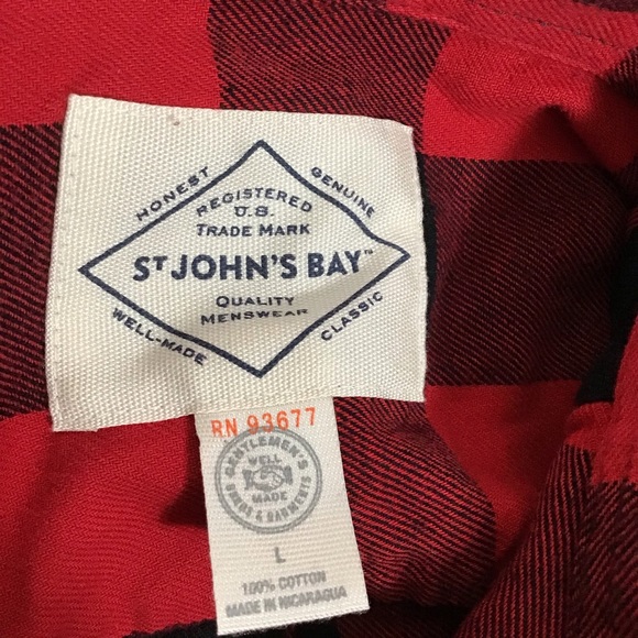 Red & Black Buffalo Check Shirt Large - Picture 4 of 5